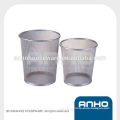 Durable in use iron round wastepaper basket